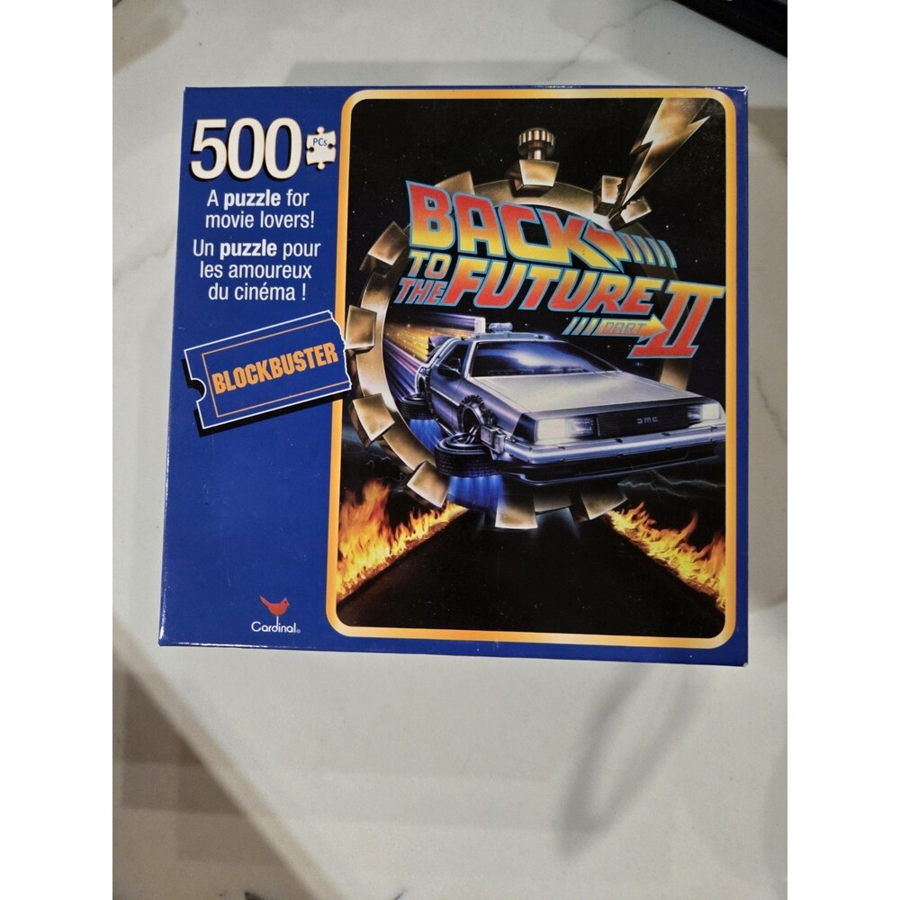 New Back To The FutureII 500 Piece Jigsaw Puzzle Blockbuster Movie Poster SEALED